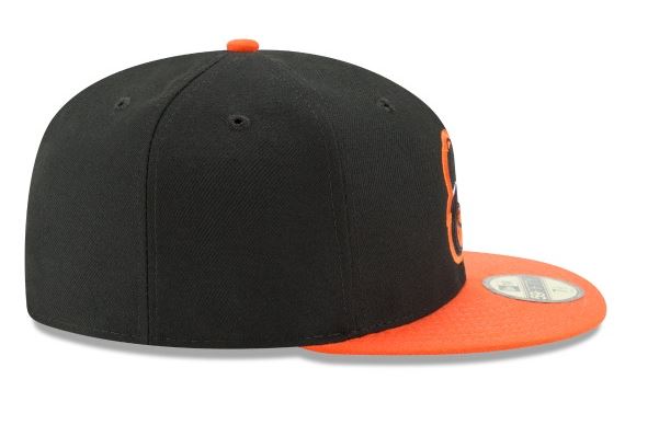 Baltimore Orioles New Era Road Authentic Collection 59Fifty Fitted-On-Field Collection Black/Orange product image 6,