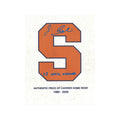 Jim Boeheim Autographed Signed Inscribed Syracuse University 11X14 Piece Of Carrier Dome Roof (CX Auth) product image 1,