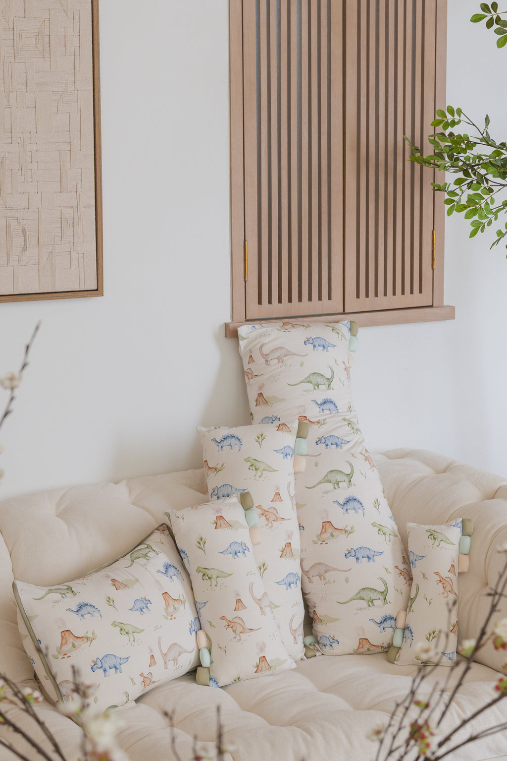 [Bamboo Pillow] - Dino Land Quest