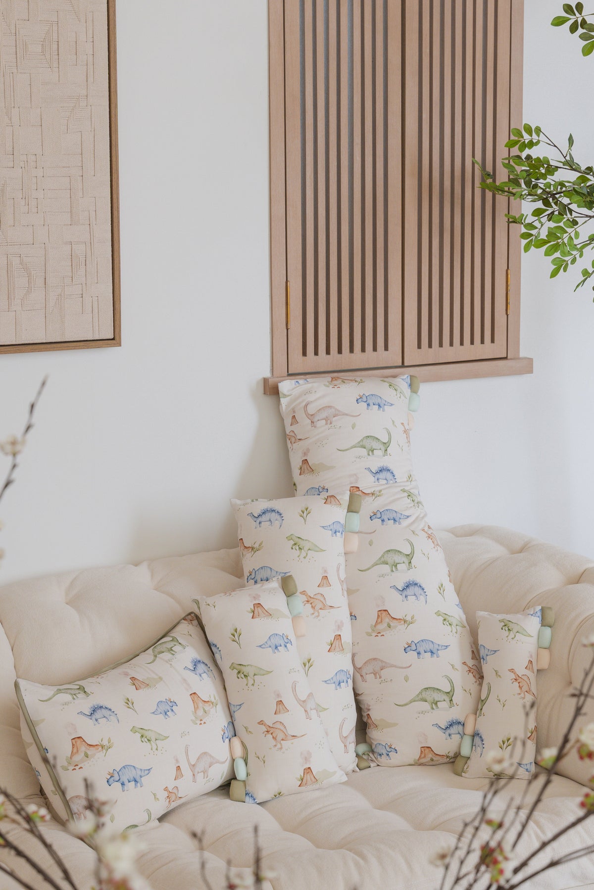 [Bamboo Pillow] - Dino Land Quest