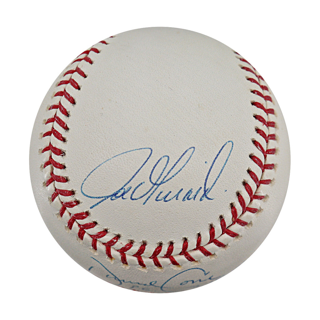 David Cone Joe Girardi Yankees Signed Inscribed OMLB Baseball MLB / Steiner COA product image 2, provided for visual
