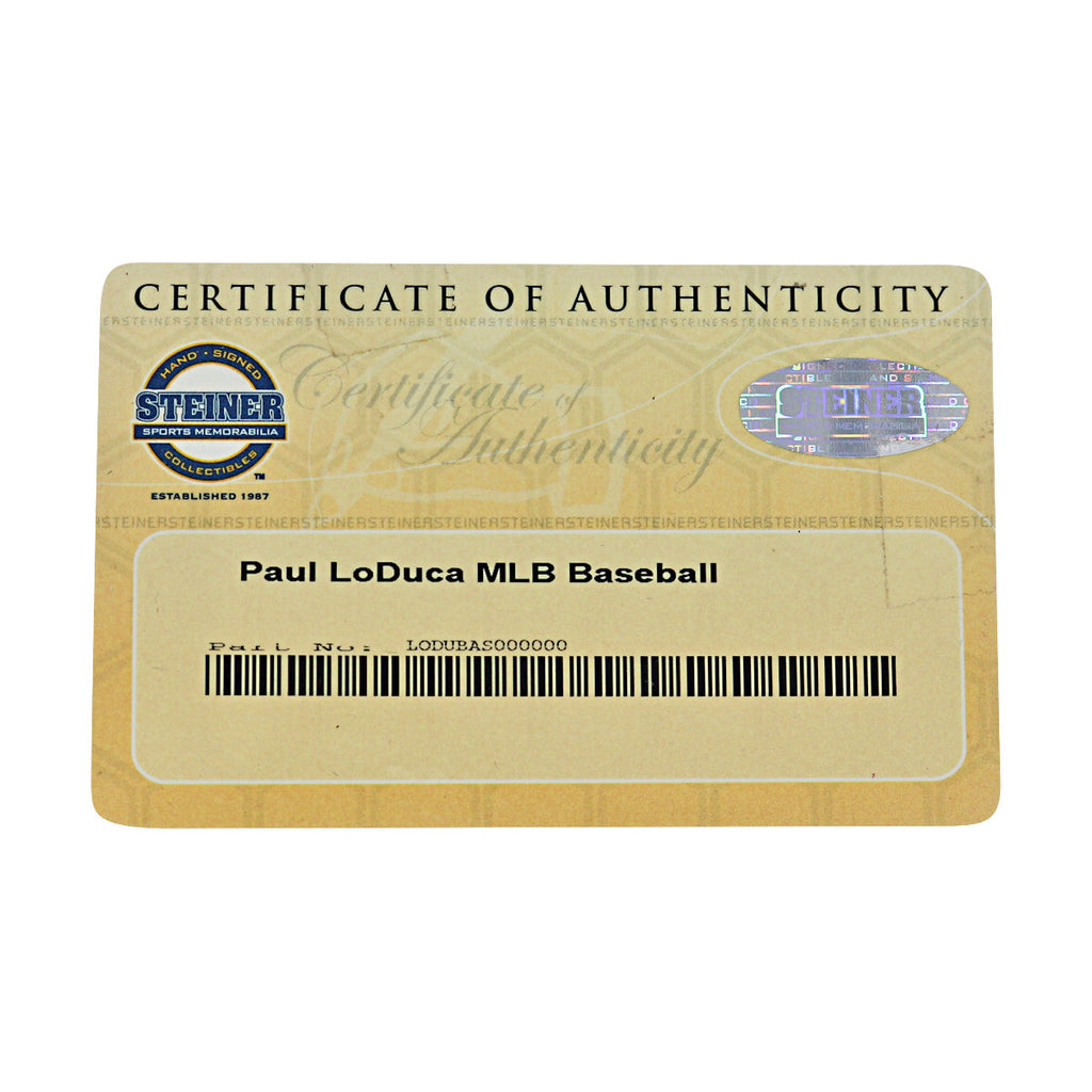 Paul Lo Duca Dodgers Marlins Mets Autographed OMLB Baseball Steiner COA-2 product image 7, provided for visual reference and