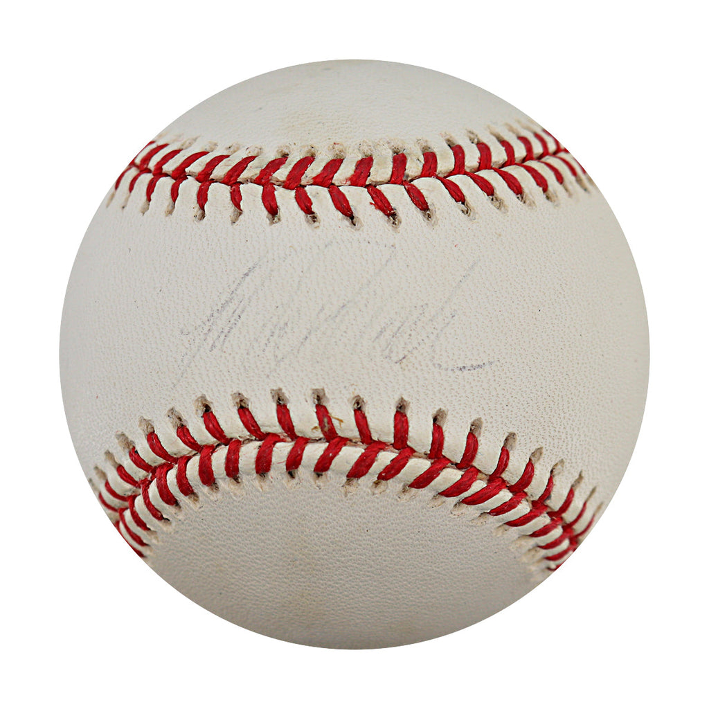 Jorge Posada New York Yankees Autographed OMLB Baseball Triple Crown Holo Only product image 1, provided for visual