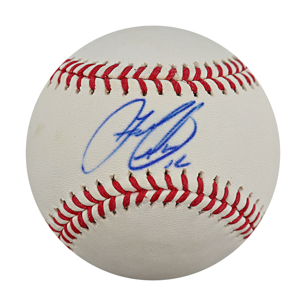 Francisco Lindor New York Mets Autographed OMLB Baseball MLB Auth-1 product image 1, provided for visual reference and