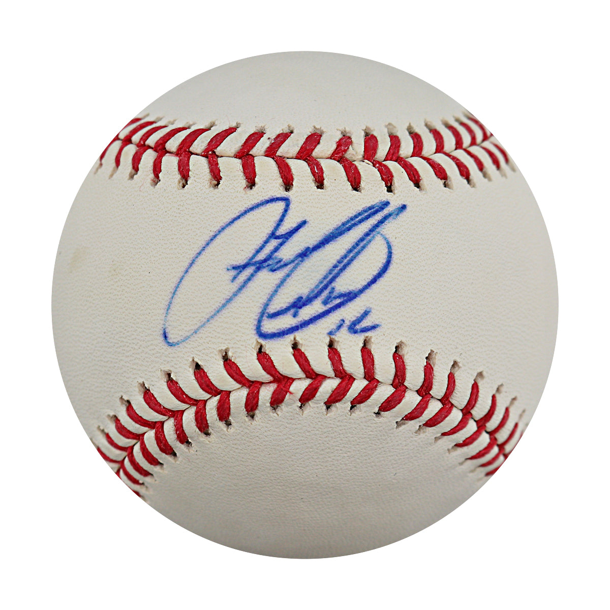 Francisco Lindor New York Mets Autographed OMLB Baseball MLB Auth-1 product image 1, provided for visual reference and