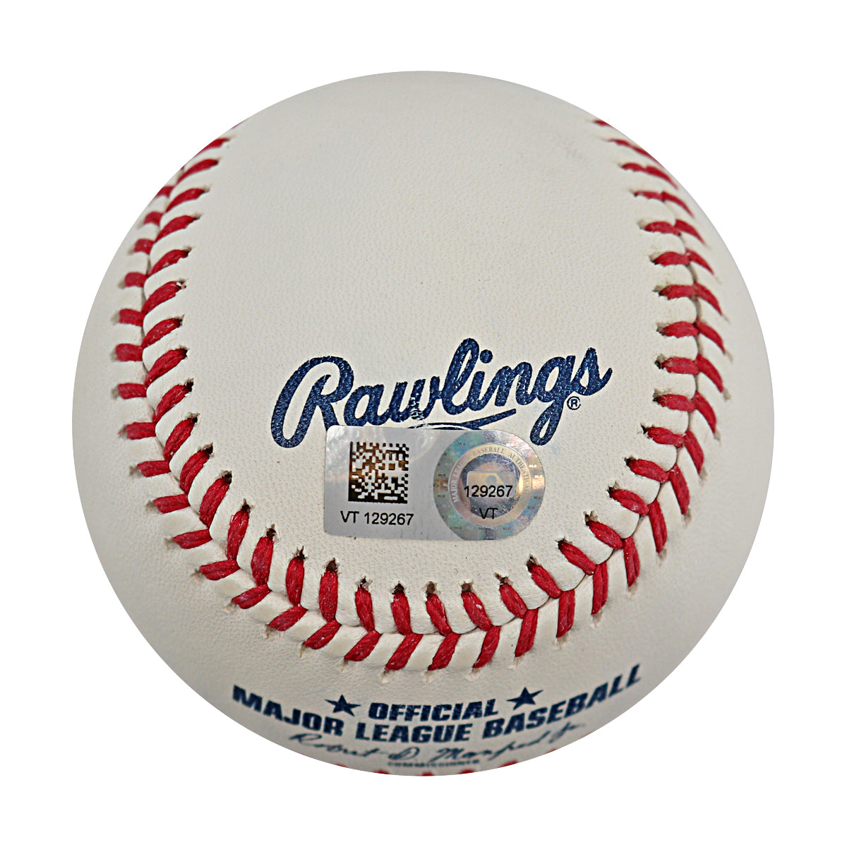Francisco Lindor New York Mets Autographed OMLB Baseball MLB Auth-1 product image 2, provided for visual reference and