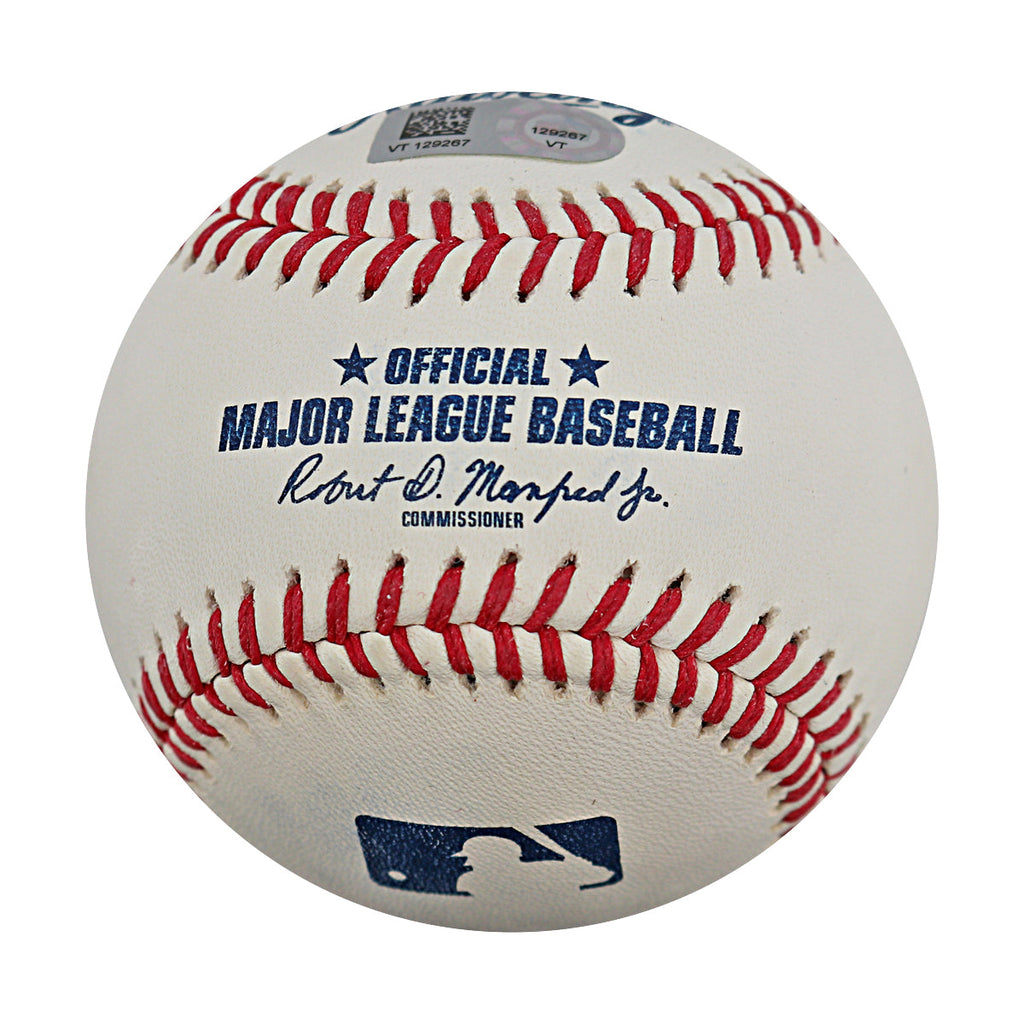 Francisco Lindor New York Mets Autographed OMLB Baseball MLB Auth-1 product image 6, provided for visual reference and