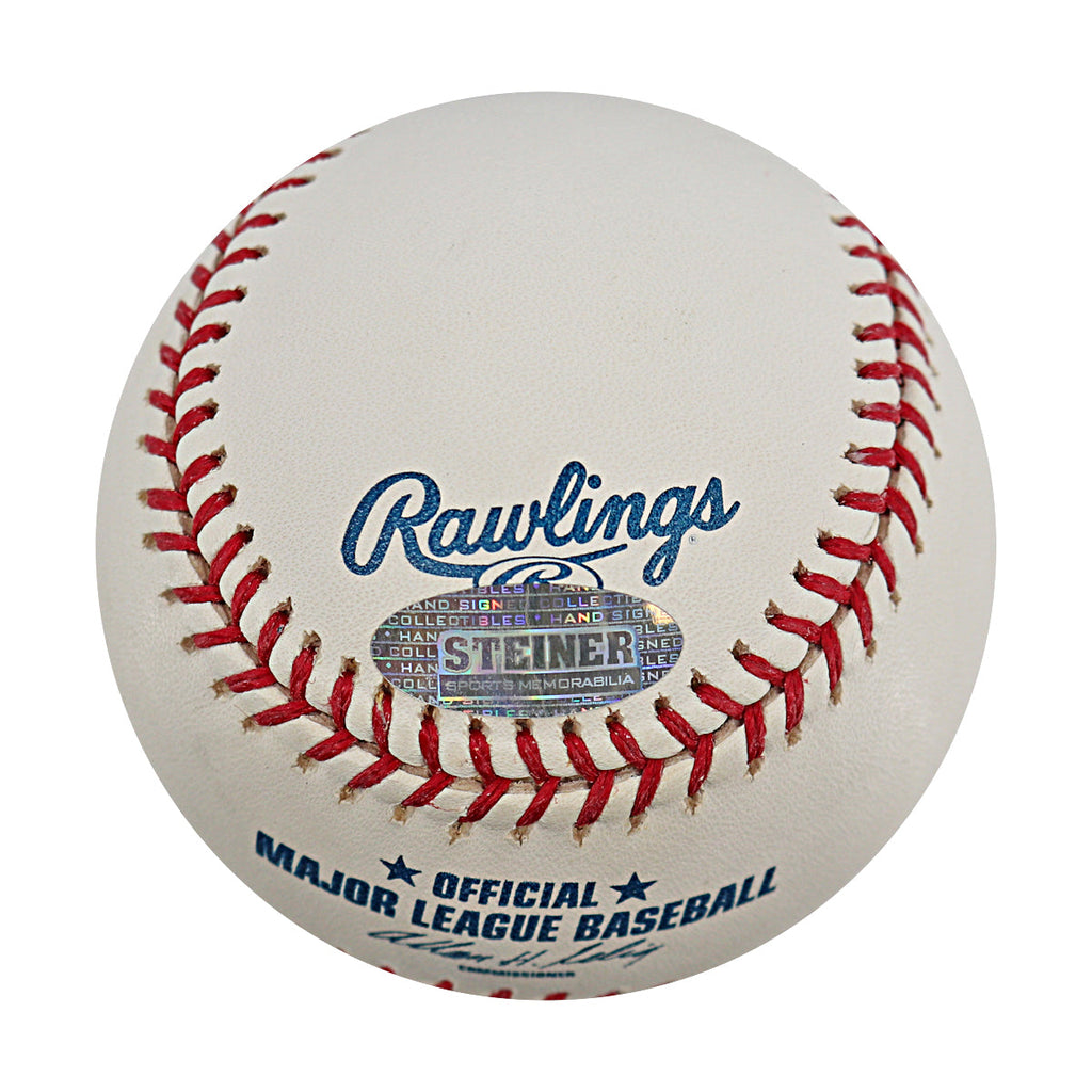 Johnny Damon Yankees Red Sox Autographed OMLB Baseball Steiner COA-1 product image 2, provided for visual reference and
