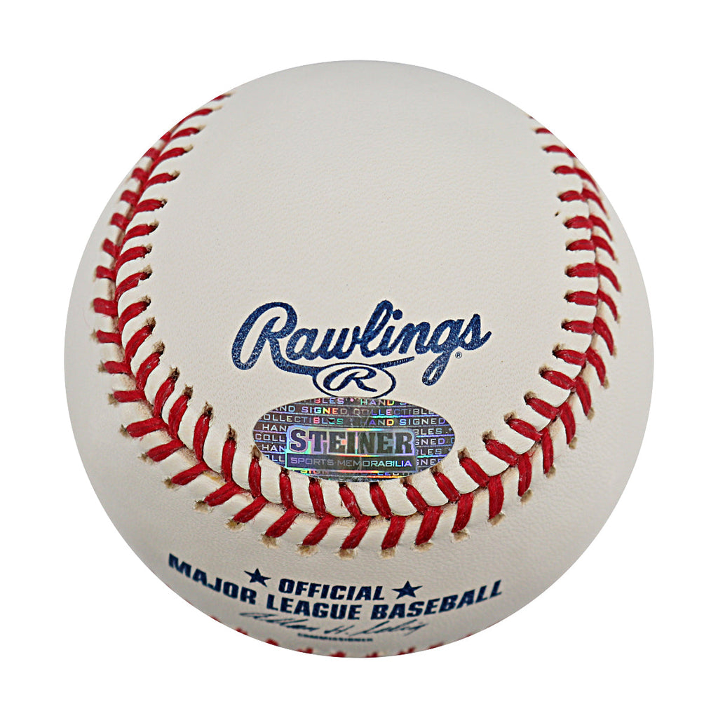 Phil Hughes New York Yankees Autographed OMLB Baseball MLB / Steiner COA-8 product image 2, provided for visual reference