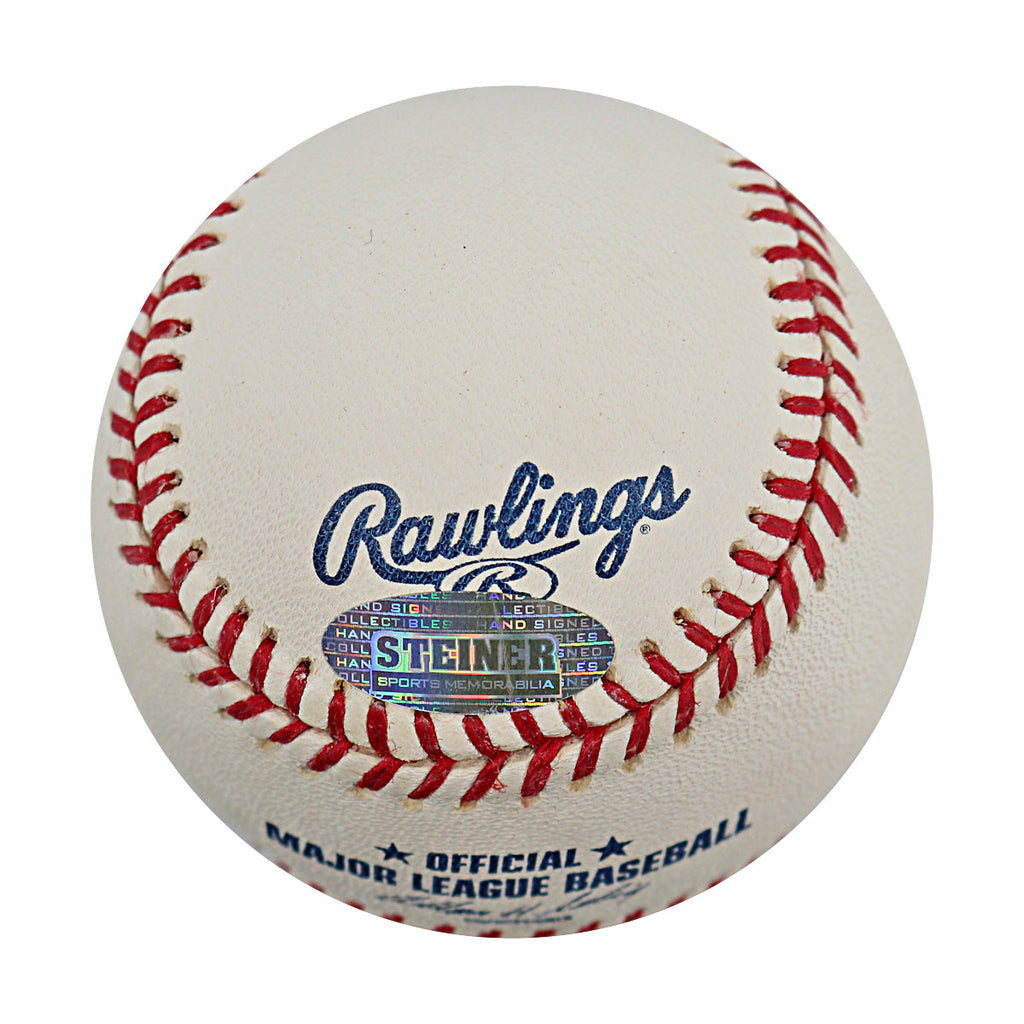 Phil Hughes New York Yankees Autographed OMLB Baseball MLB / Steiner COA-10 product image 2, provided for visual reference