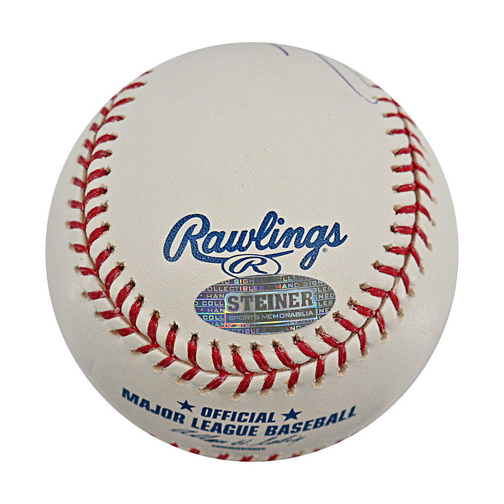 Lastings Milledge New York Yankees Autographed OMLB Baseball Steiner COA-1 product image 2, provided for visual reference