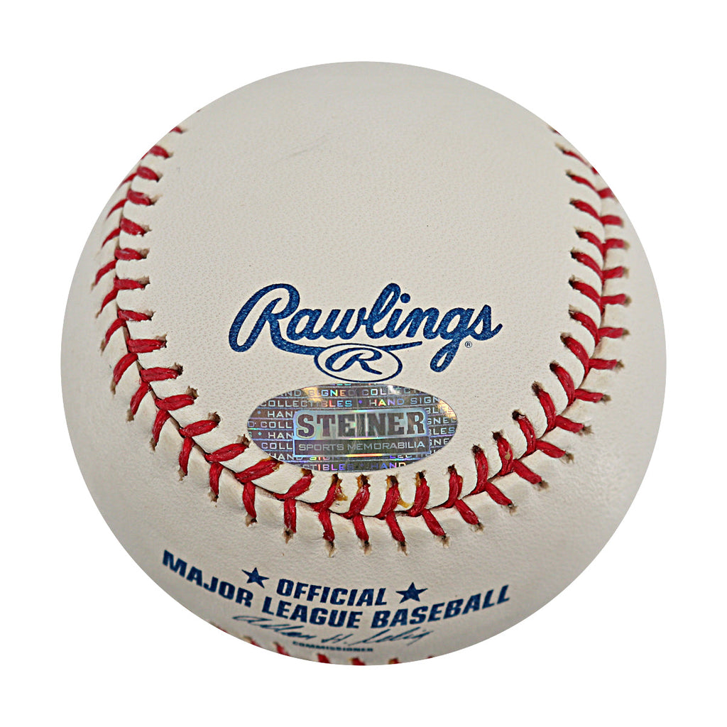 Lastings Milledge New York Yankees Autographed OMLB Baseball Steiner COA-3 product image 2, provided for visual reference