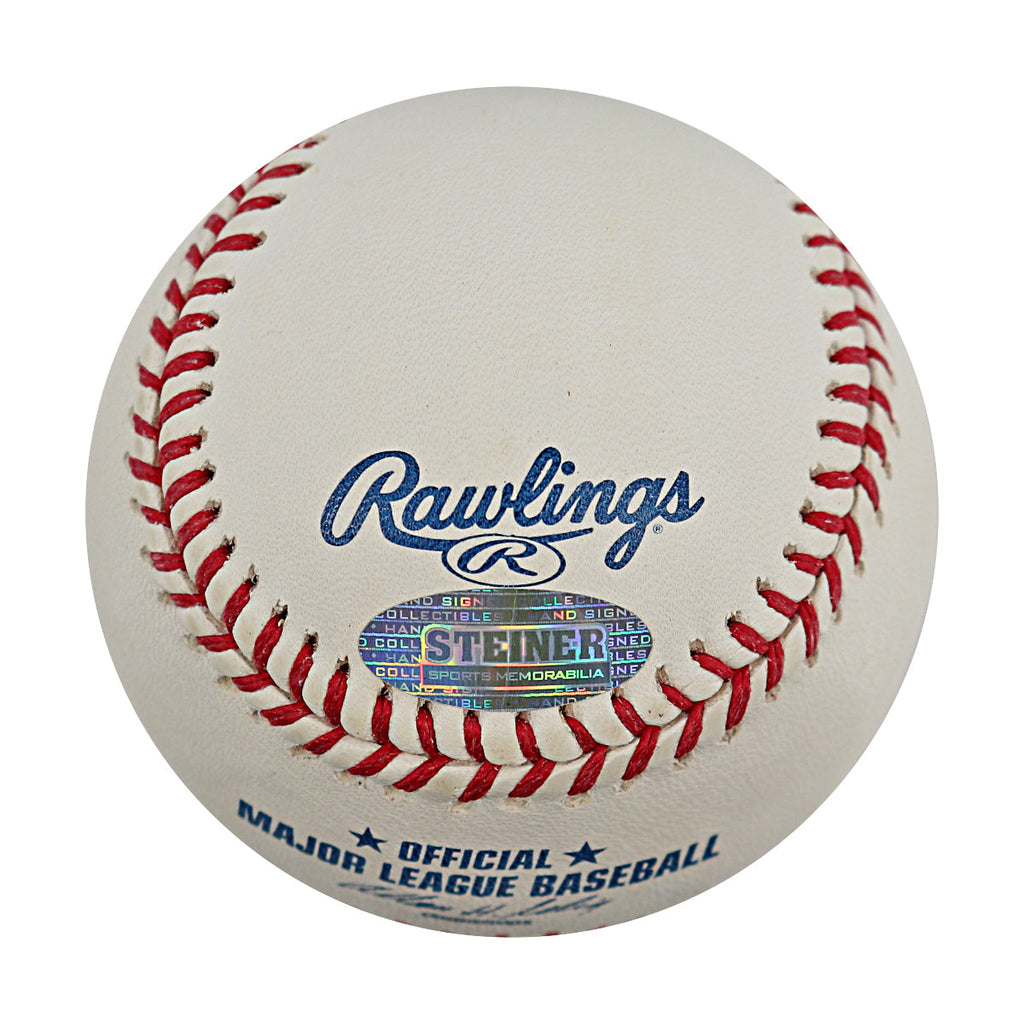 Lastings Milledge New York Yankees Autographed OMLB Baseball Steiner COA-5 product image 2, provided for visual reference