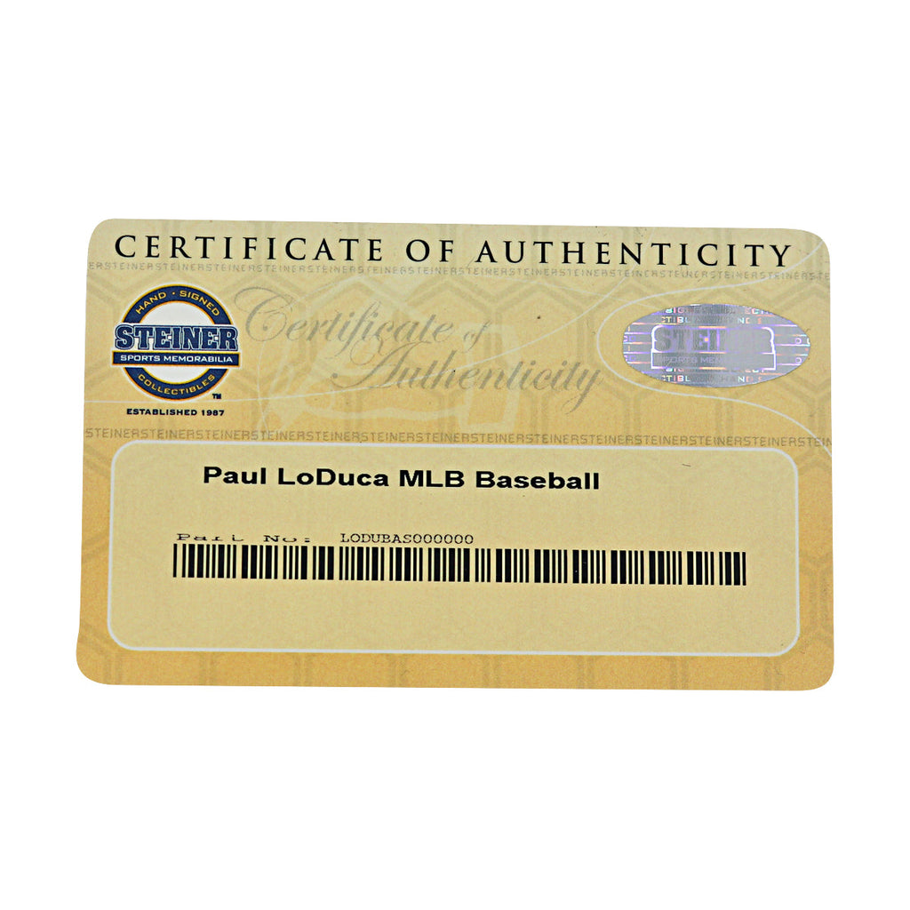 Paul Lo Duca Dodgers Marlins Mets Autographed OMLB Baseball Steiner COA-5 product image 7, provided for visual reference and
