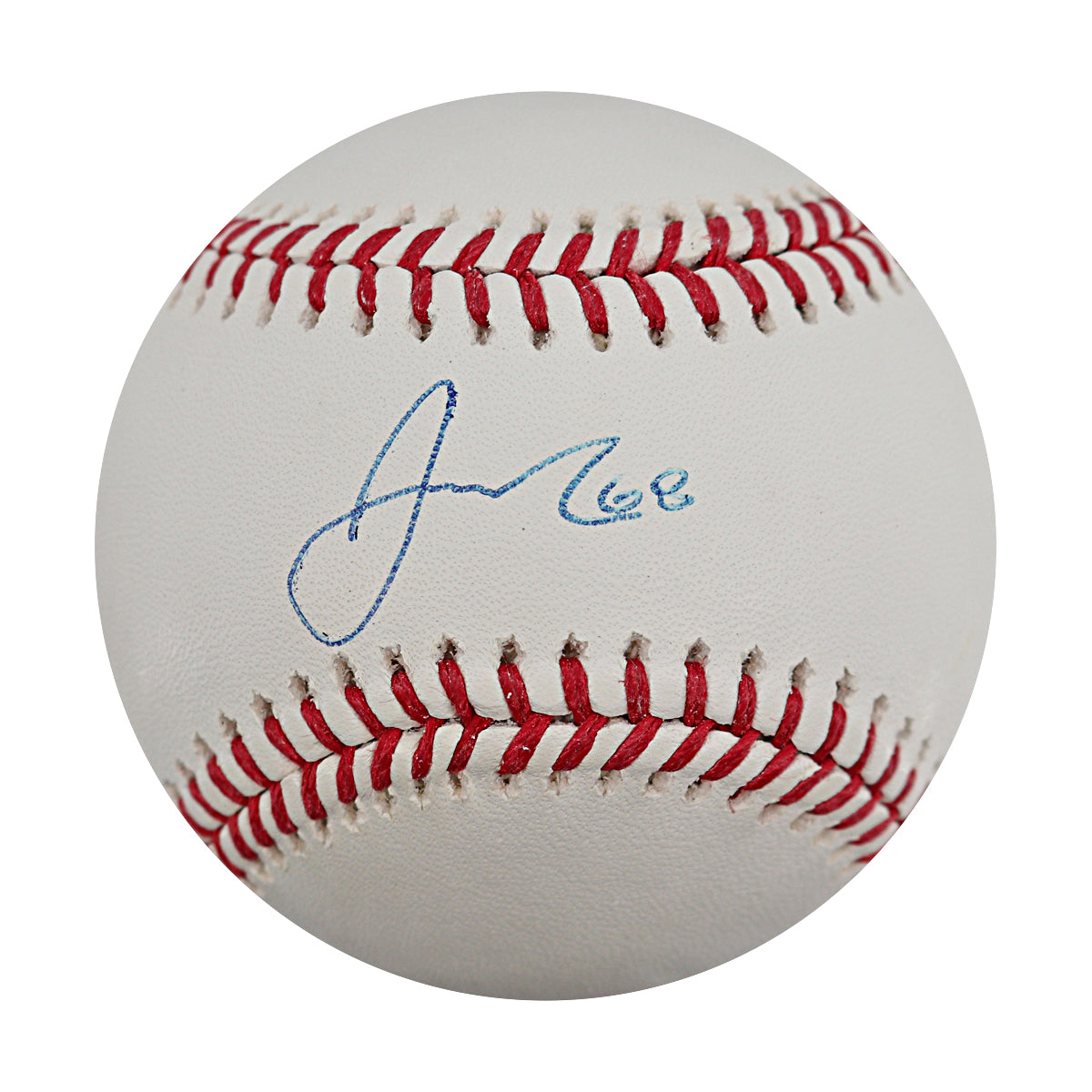 Jeff McNeil Oakland A's Autographed OMLB Baseball Steiner Holo Only product image 1, provided for visual reference and