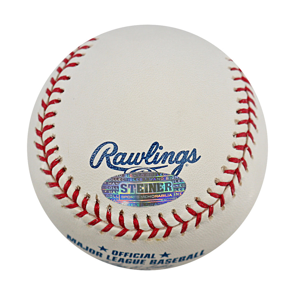 Lastings Milledge New York Yankees Autographed OMLB Baseball Steiner COA-6 product image 2, provided for visual reference