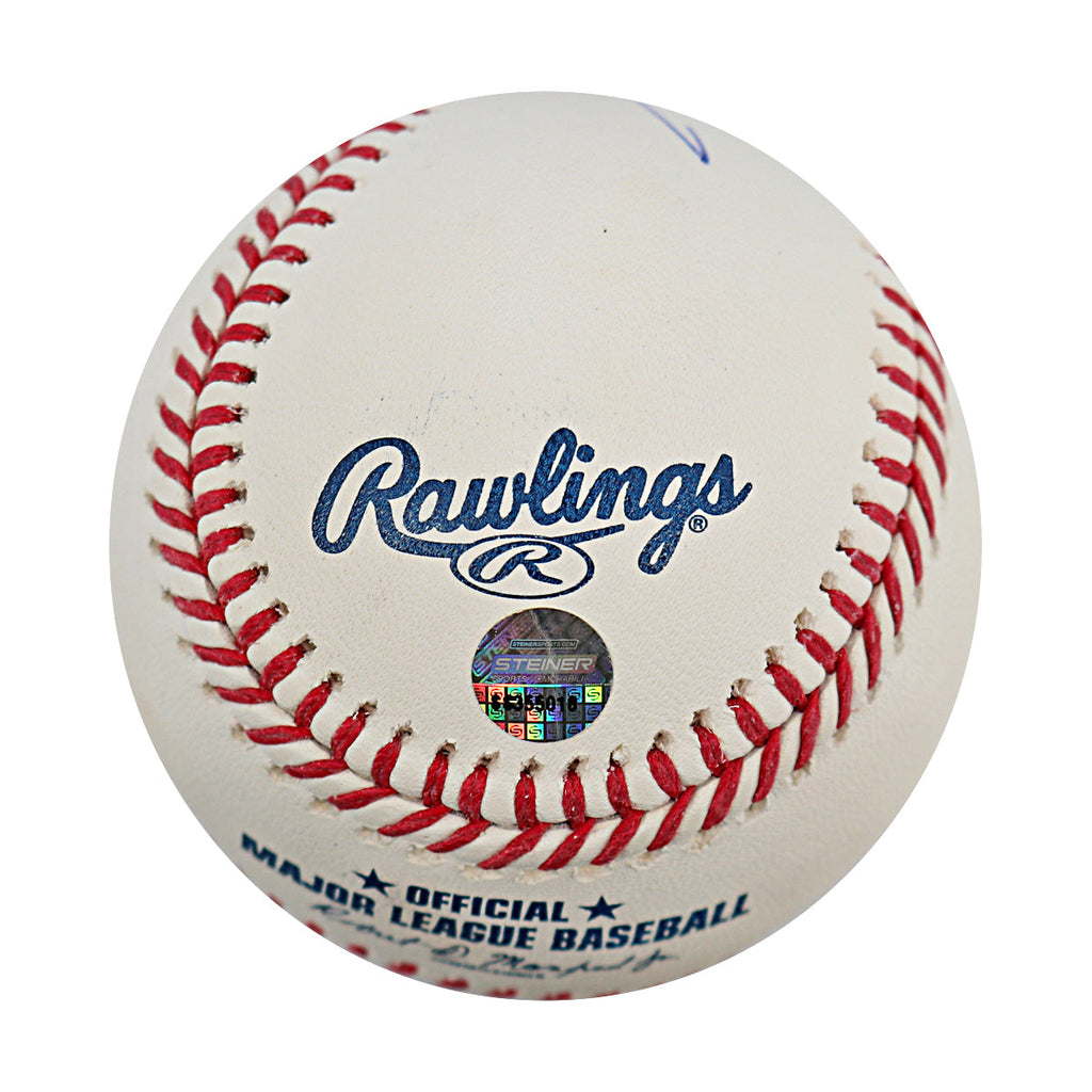 Justus Sheffield Yankees Mariners Autographed OMLB Baseball Steiner Holo Only product image 2, provided for visual reference