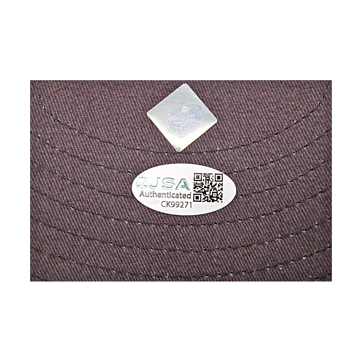 Yogi Berra New York Yankees Autographed 2000 World Series Hat JSA COA product image 7, provided for visual reference and