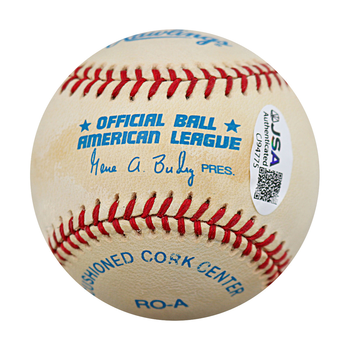 Cal Ripken Jr. Baltimore Orioles Autographed OAL Baseball JSA COA-2 product image 5, provided for visual reference and