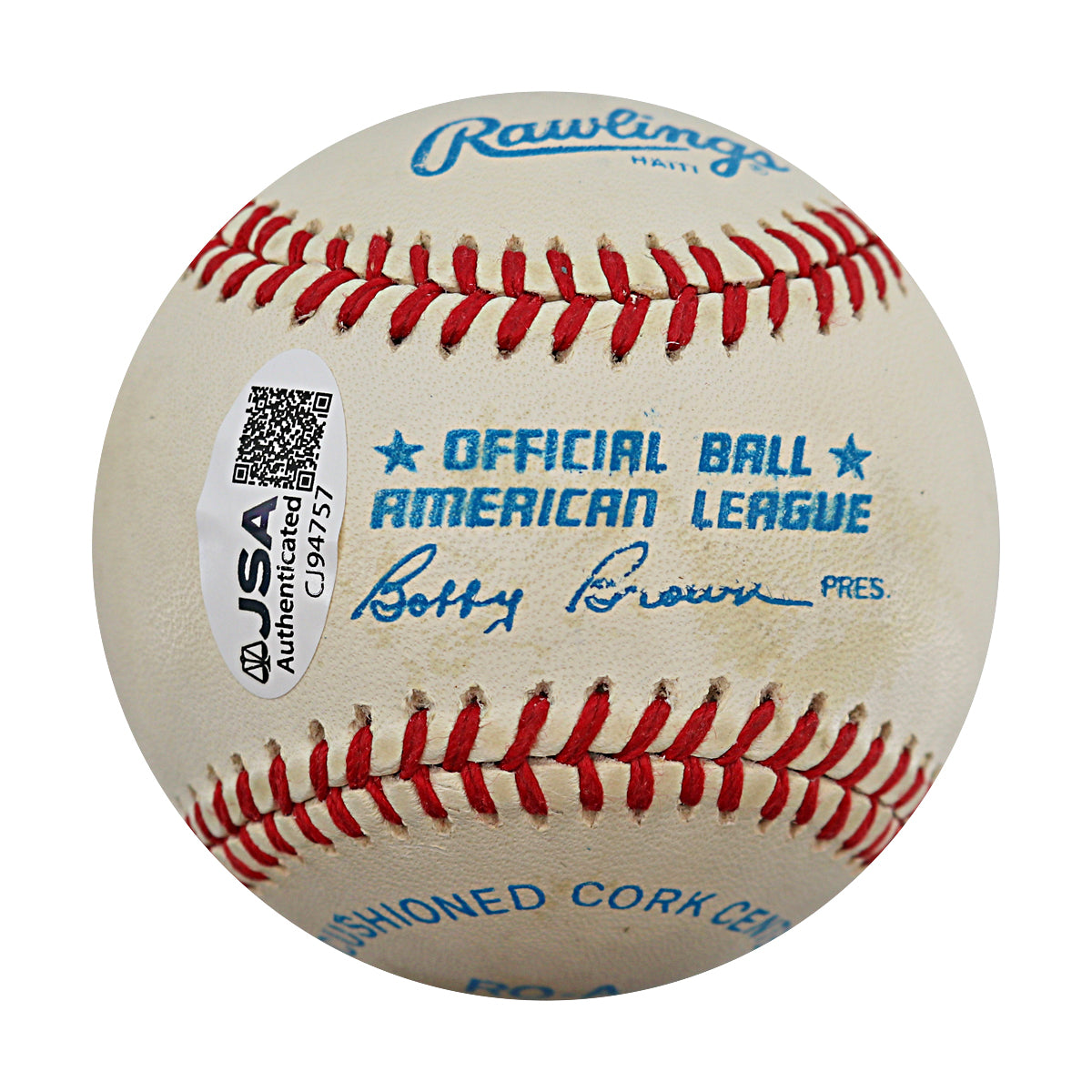 Rick Ferrell Boston Red Sox Autographed OAL Baseball JSA COA product image 2, provided for visual reference and product