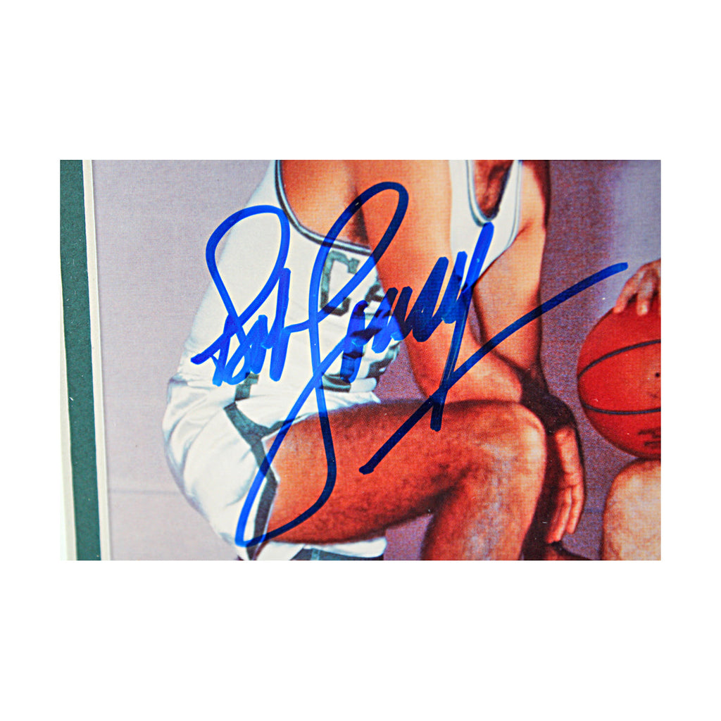 Bob Cousy Boston Celtics Autographed Framed 8x10 Photo JSA COA product image 2, provided for visual reference and product