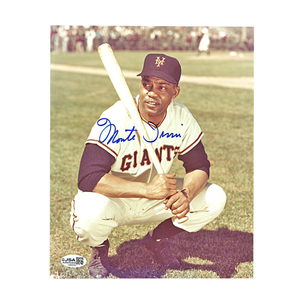 Monte Irvin San Francisco Giants Autographed 8x10 Photo JSA COA product image 1, provided for visual reference and product