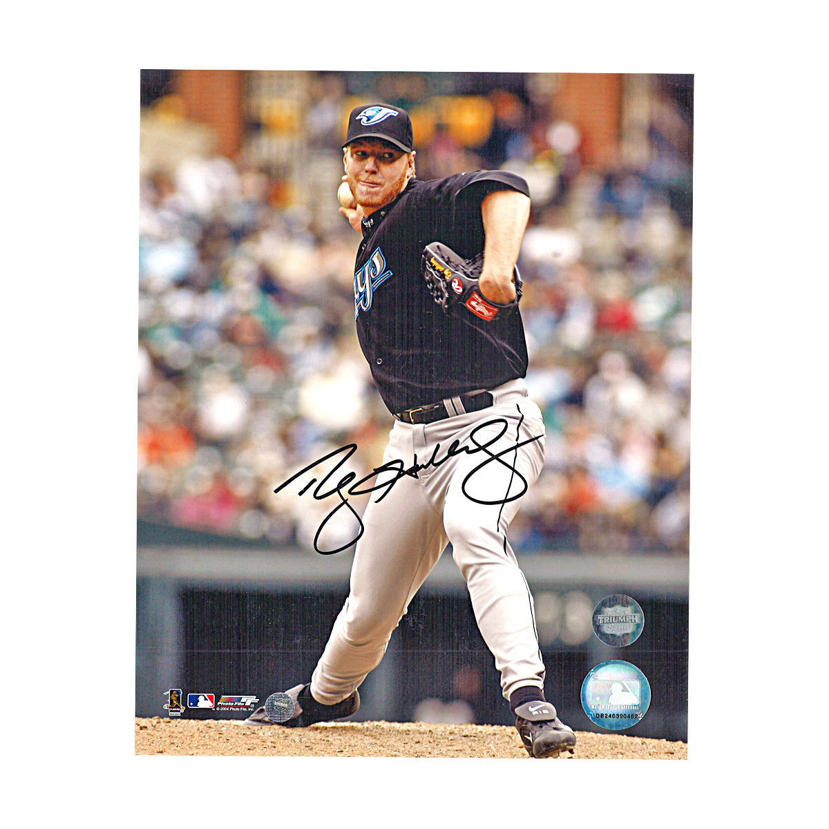 Roy Halladay Toronto Blue Jays Autographed 8x10 Photo Triumph COA-2 product image 1, provided for visual reference and