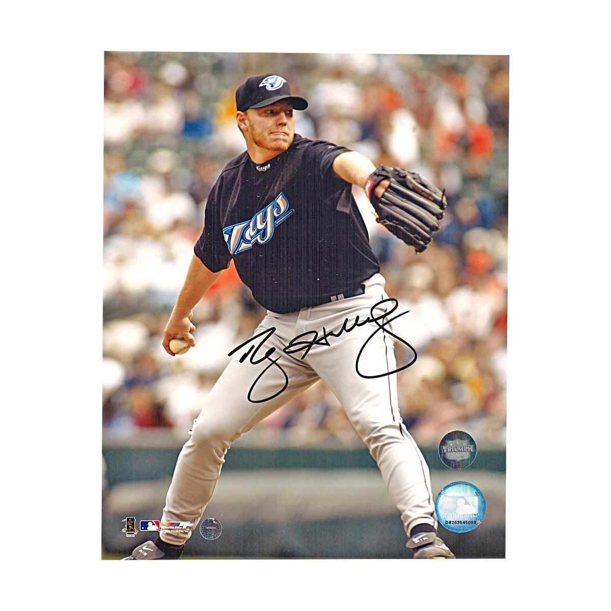 Roy Halladay Toronto Blue Jays Autographed 8x10 Photo Triumph COA-3 product image 1, provided for visual reference and