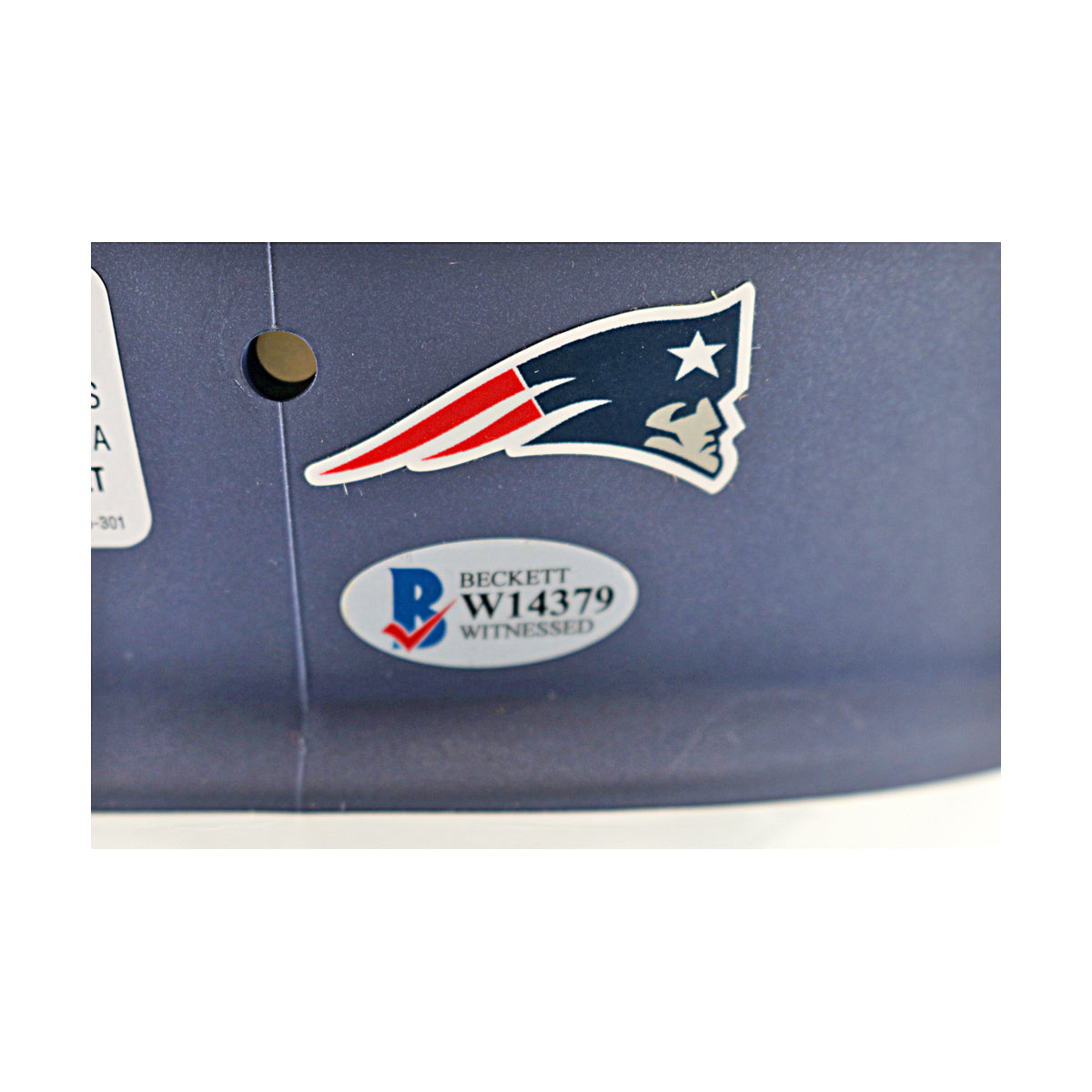 Josh Gordon New England Patriots Autographed Amp Replica Helmet Beckett Holo product image 5, provided for visual reference
