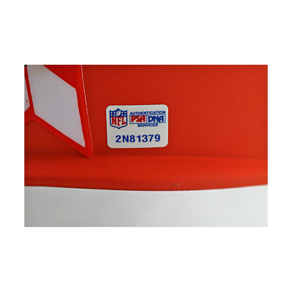 Marcus Allen Raiders Chiefs Autographed Super Bowl LVI Replica Helmet PSA Holo product image 6, provided for visual