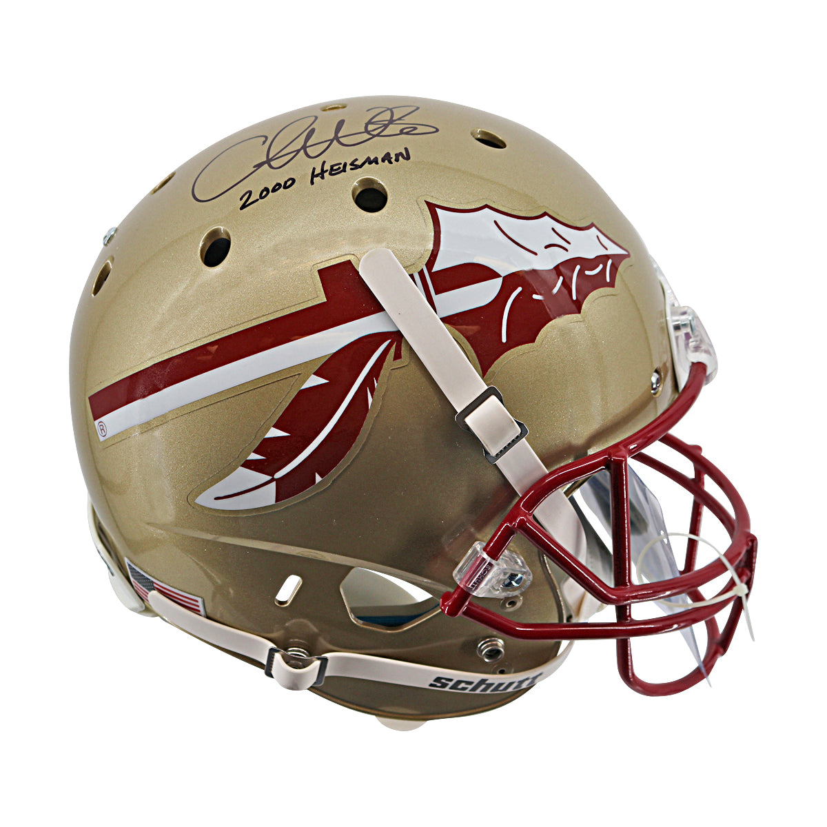 Charlie Ward Seminoles Autographed Inscribed Schutt Replica Helmet Radtke Auth product image 1, provided for visual