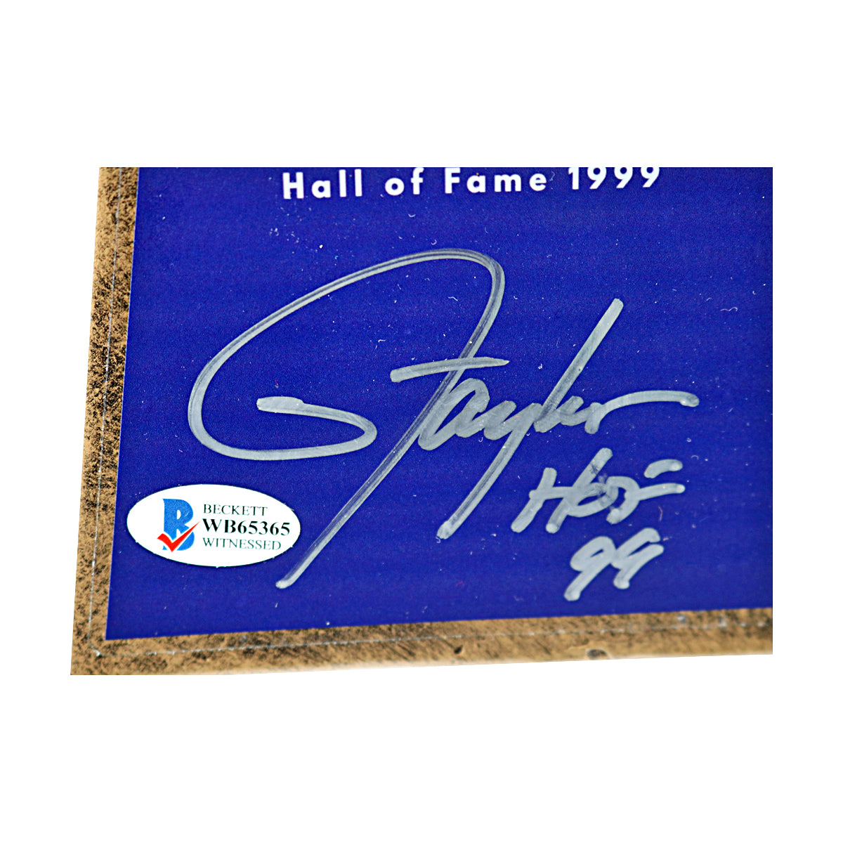 Lawrence Taylor Giants Autographed Inscribed Championship Trophy Beckett Holo Only product image 3, provided for visual
