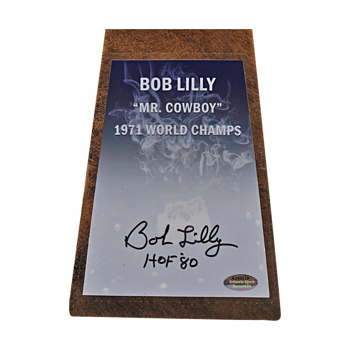 Bob Lilly Cowboys Autographed Inscribed Championship Trophy Schwartz Sports Auth product image 2, provided for visual