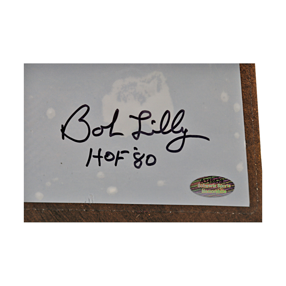 Bob Lilly Cowboys Autographed Inscribed Championship Trophy Schwartz Sports Auth product image 3, provided for visual