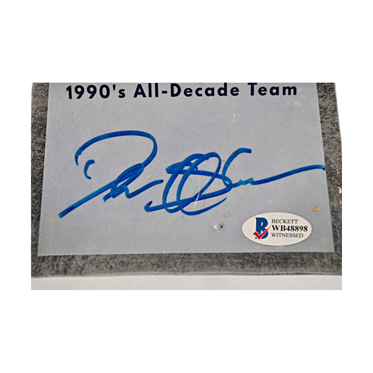 Deion Sanders Cowboys Autographed Championship Replica Trophy White Beckett Holo product image 3, provided for visual