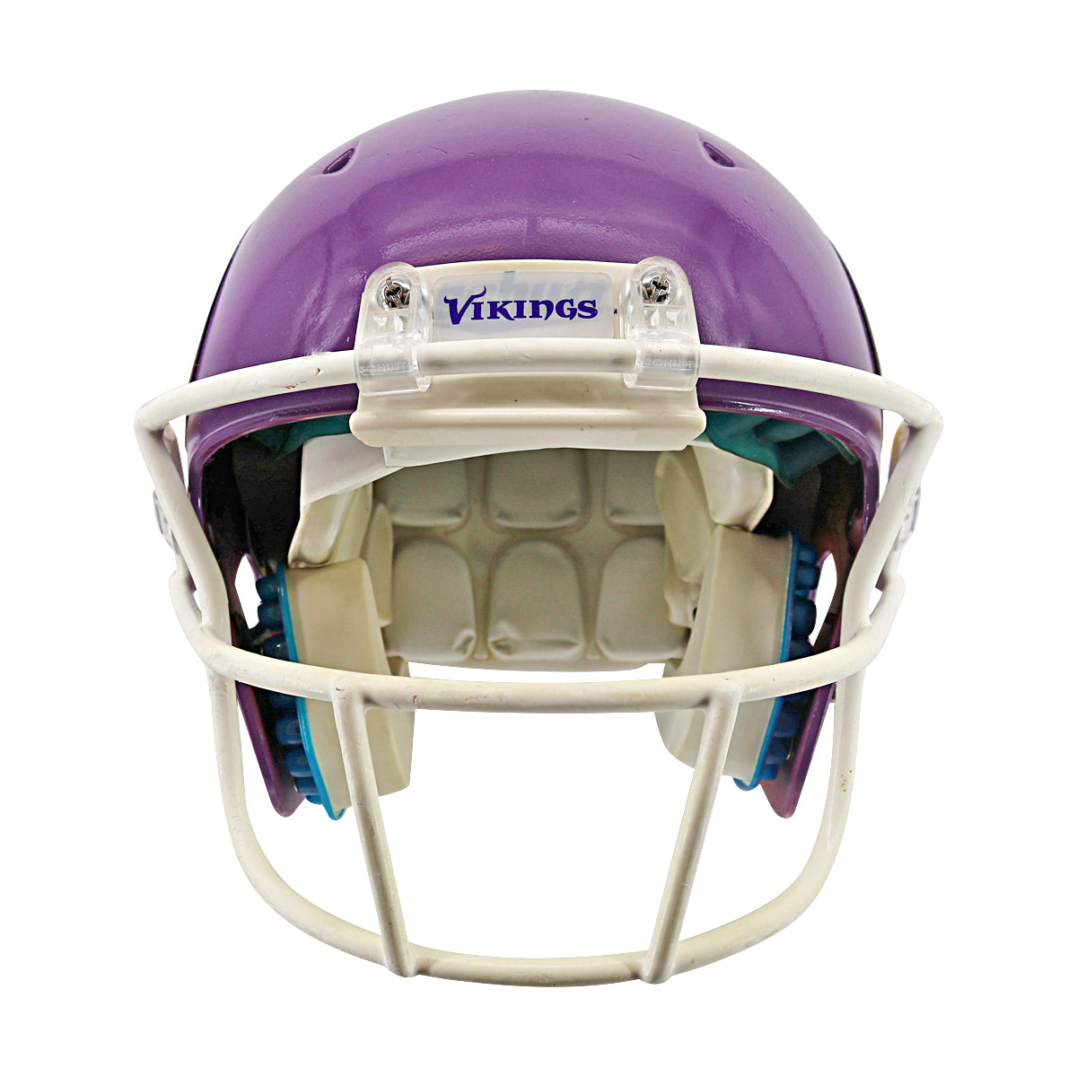 Minnesota Vikings Schutt Full Size Authentic Football Helmet product image 3, provided for visual reference and product