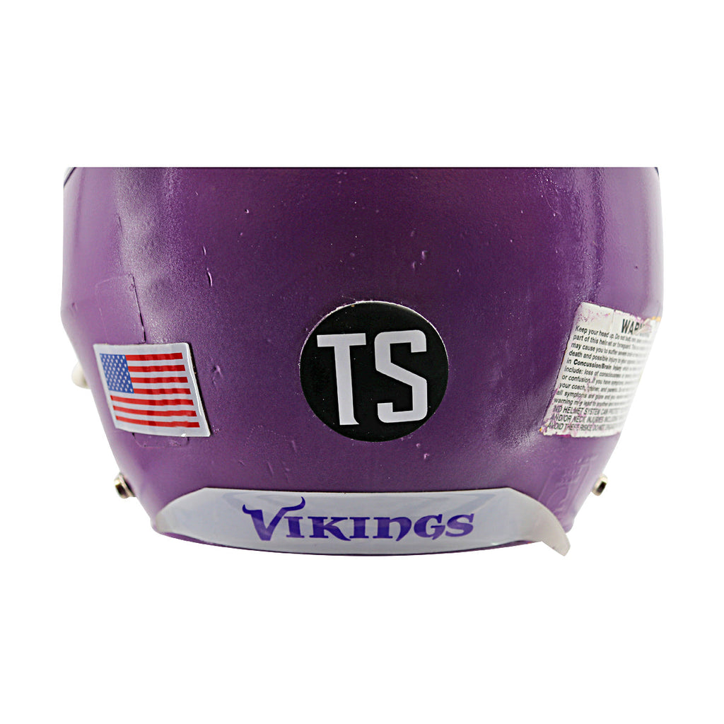 Minnesota Vikings Schutt Full Size Authentic Football Helmet product image 4, provided for visual reference and product
