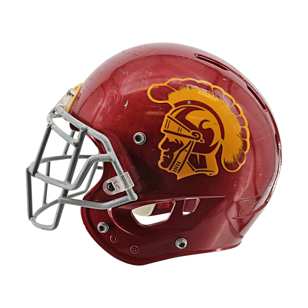 USC Trojans Rawlings Full Size Authentic Football Helmet product image 2, provided for visual reference and product detail