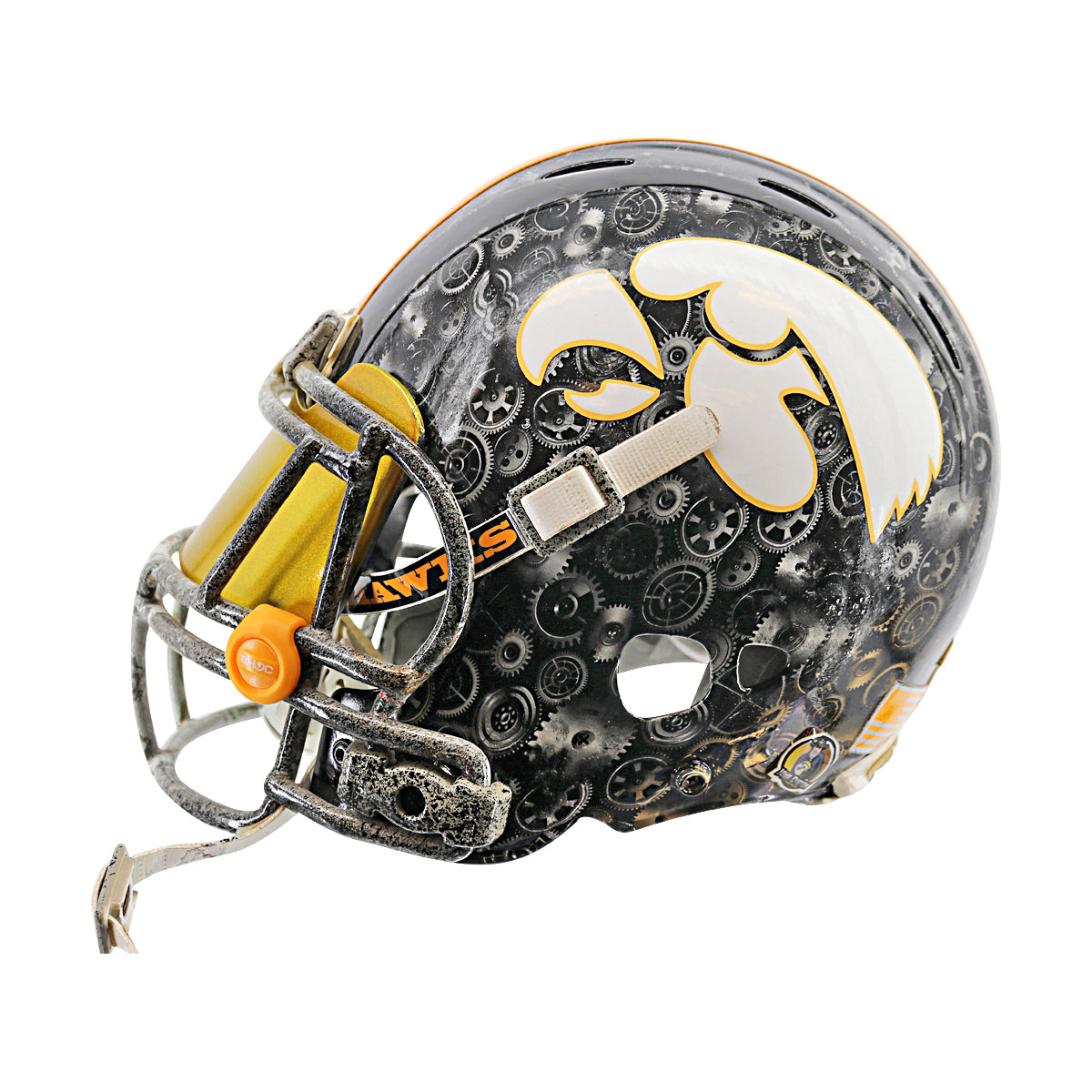 Iowa Hawkeyes Riddell Full Size Custom Authentic Football Helmet product image 1, provided for visual reference and product