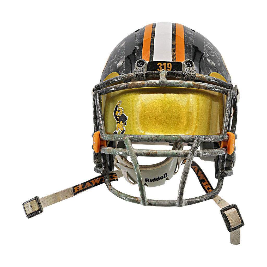 Iowa Hawkeyes Riddell Full Size Custom Authentic Football Helmet product image 2, provided for visual reference and product