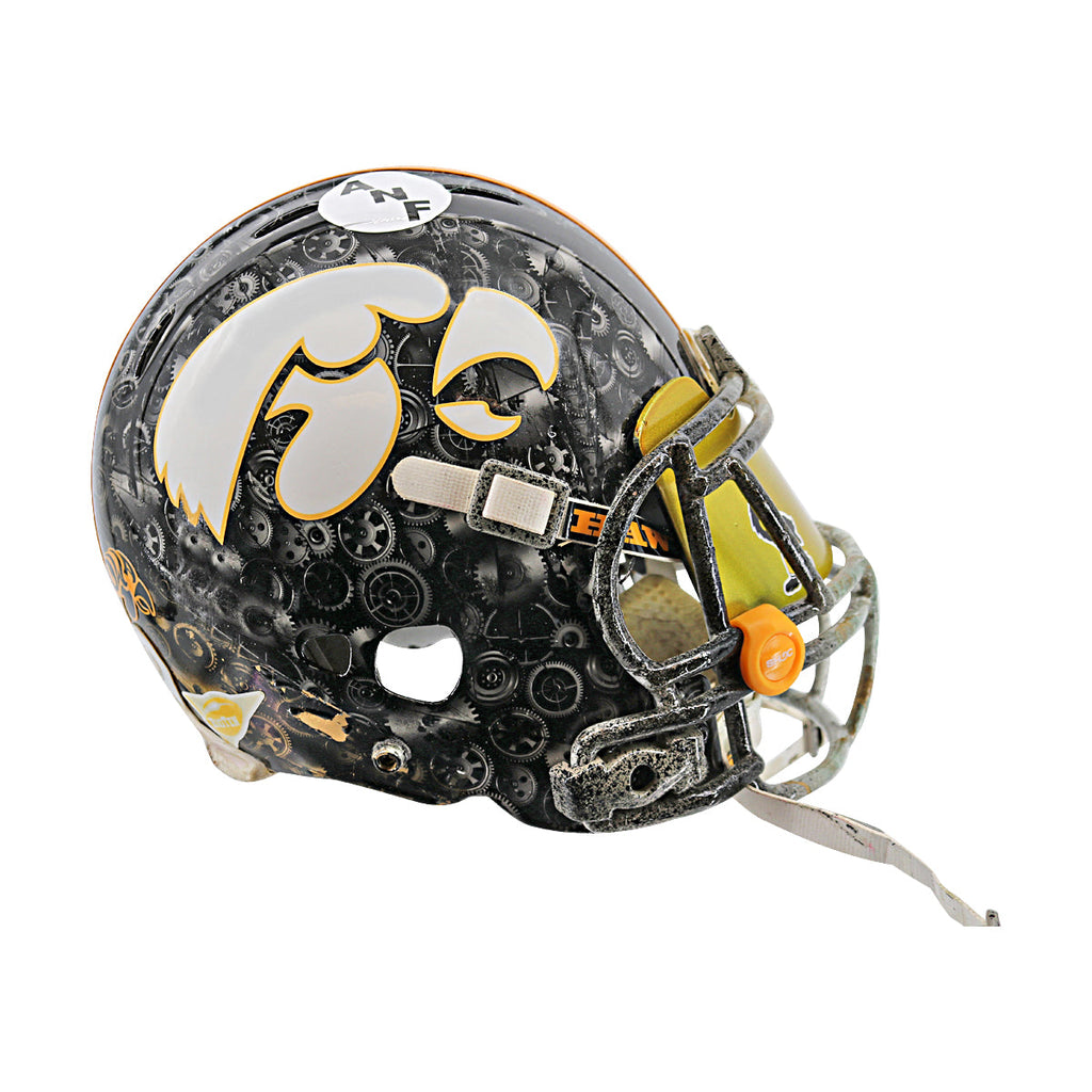 Iowa Hawkeyes Riddell Full Size Custom Authentic Football Helmet product image 3, provided for visual reference and product