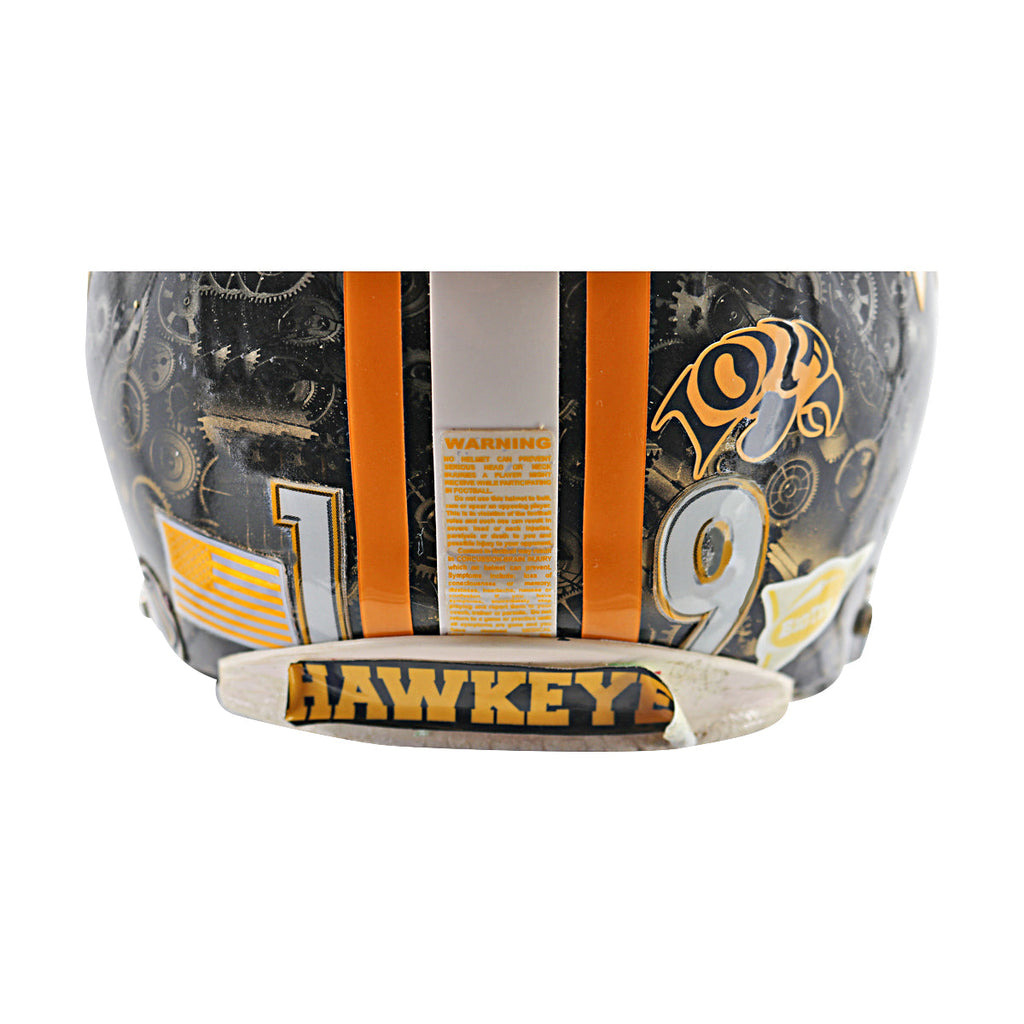 Iowa Hawkeyes Riddell Full Size Custom Authentic Football Helmet product image 4, provided for visual reference and product