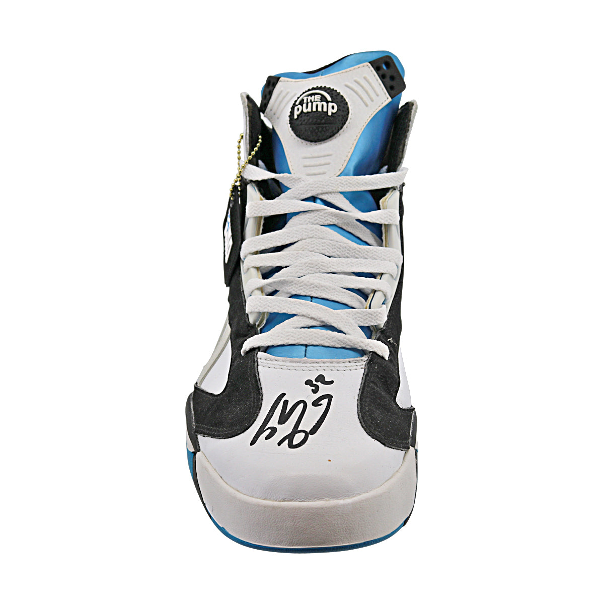 Shaquille O'Neal Lakers Magic Heat Autographed Reebok Pump Sneaker JSA Holo Only product image 3, provided for visual