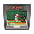 Pete Rose Cincinnati Reds Autographed Inscribed Framed 16x20 Photo JSA Holo Only product image 1, provided for visual