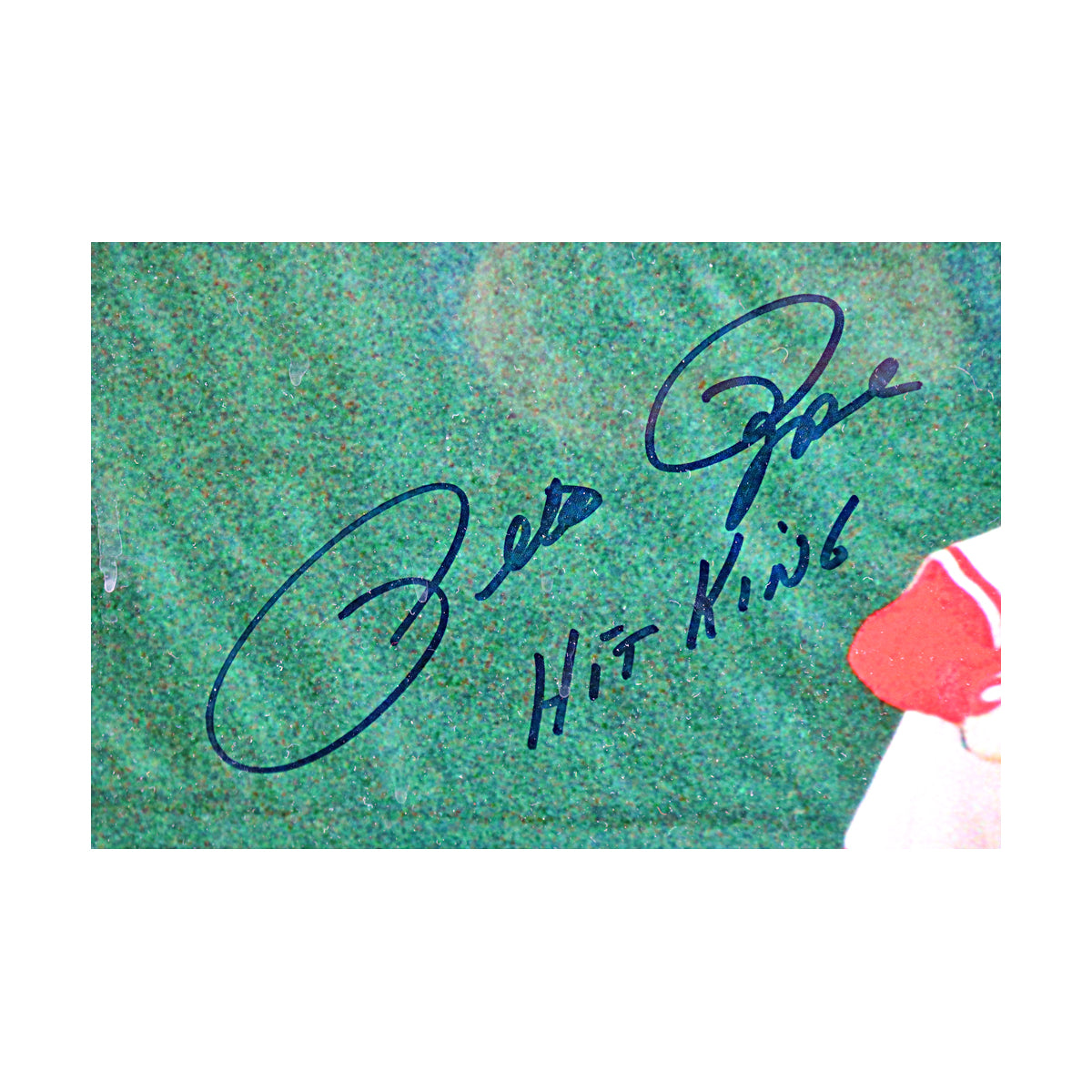 Pete Rose Cincinnati Reds Autographed Inscribed Framed 16x20 Photo JSA Holo Only product image 3, provided for visual