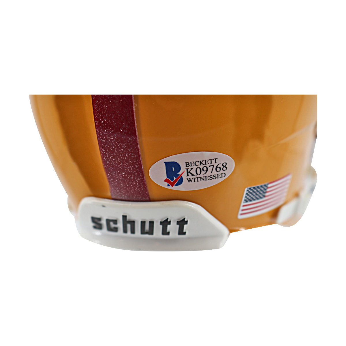 Darren Woodson Sun Devils Autographed Schutt Mini Helmet Beckett COA product image 3, provided for visual reference and