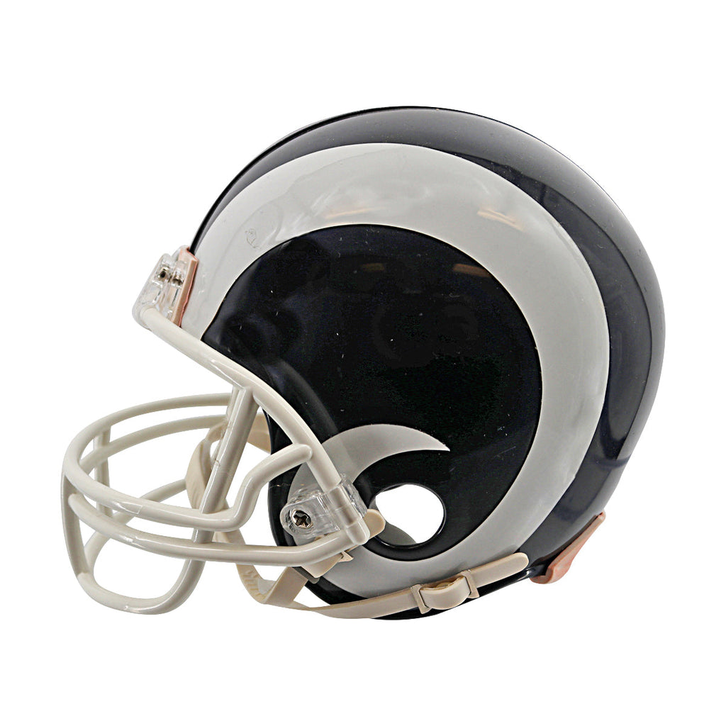 Marcus Peters Los Angeles Rams Autographed Mini Helmet JSA Holo Only product image 2, provided for visual reference and