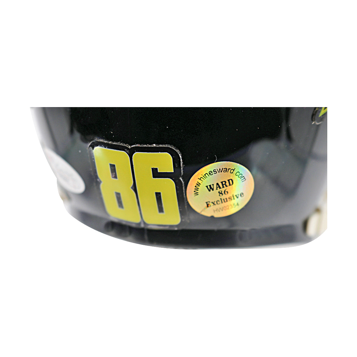 Hines Ward Gotham Rogues Batman Autographed Mini Helmet JSA Holo Only product image 4, provided for visual reference and