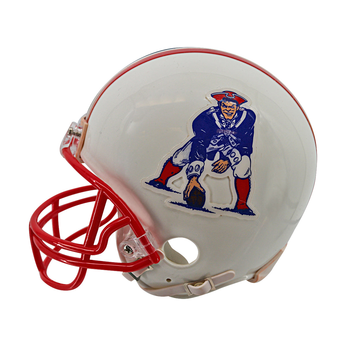Andre Tippett Patriots Autographed Inscribed Throwback Mini Helmet JSA Holo Only product image 2, provided for visual