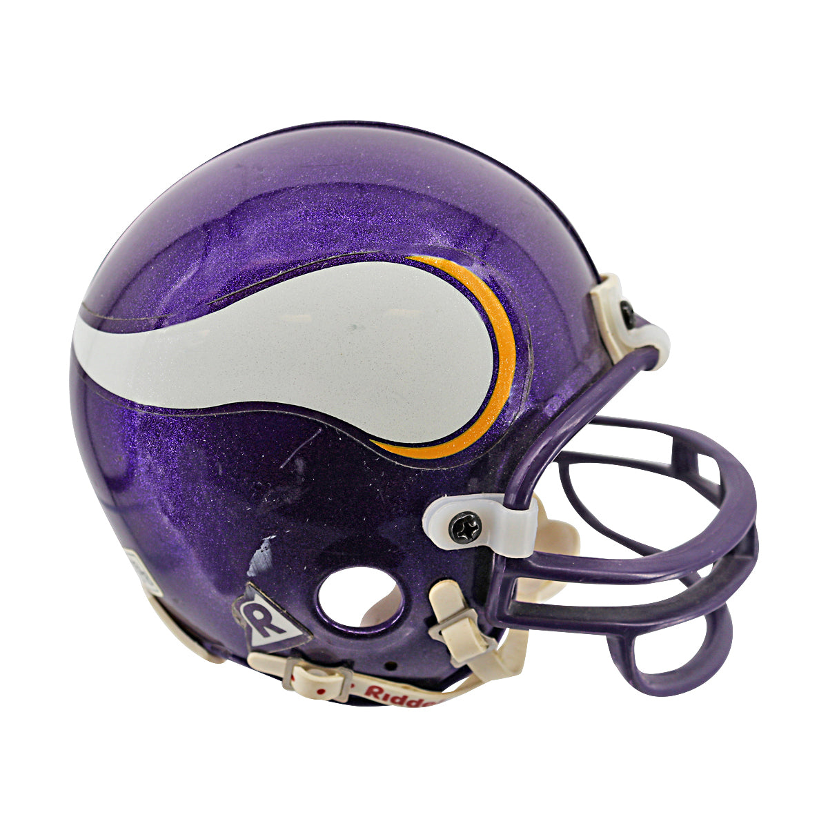Cris Carter Minnesota Vikings Autographed Mini Helmet PSA Holo Only product image 2, provided for visual reference and